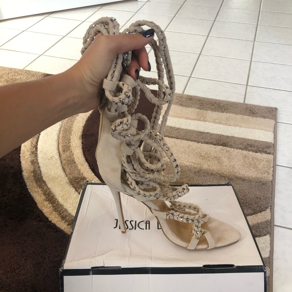 Jessica Buurman Lace Up Heel